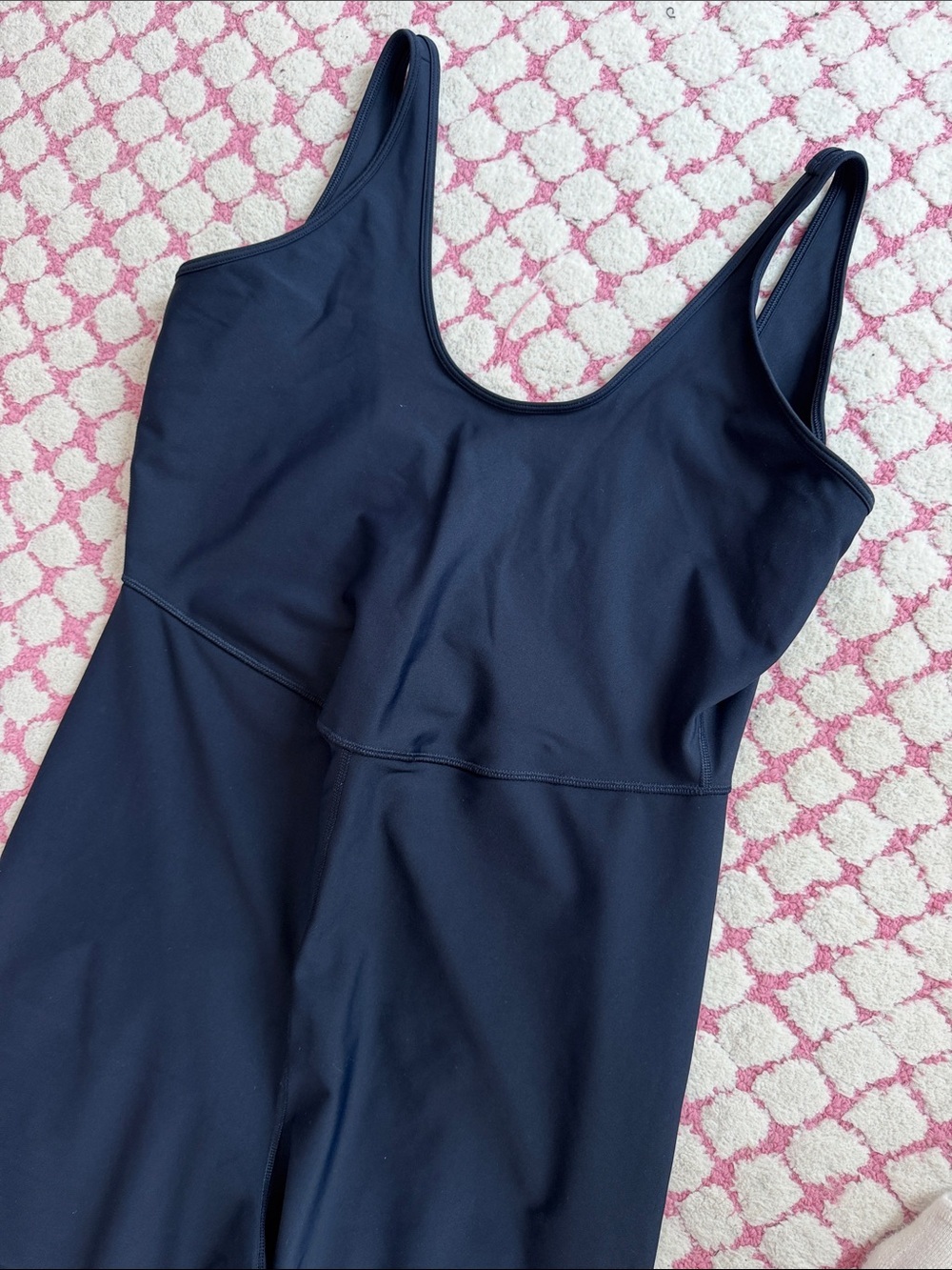 Old Navy Navy Scoop-Neck Sleeveless Jumpsuit - Picture 2 of 3